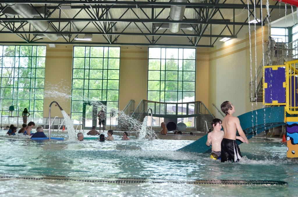 The indoor pool at the City of Arnold Recreation Center